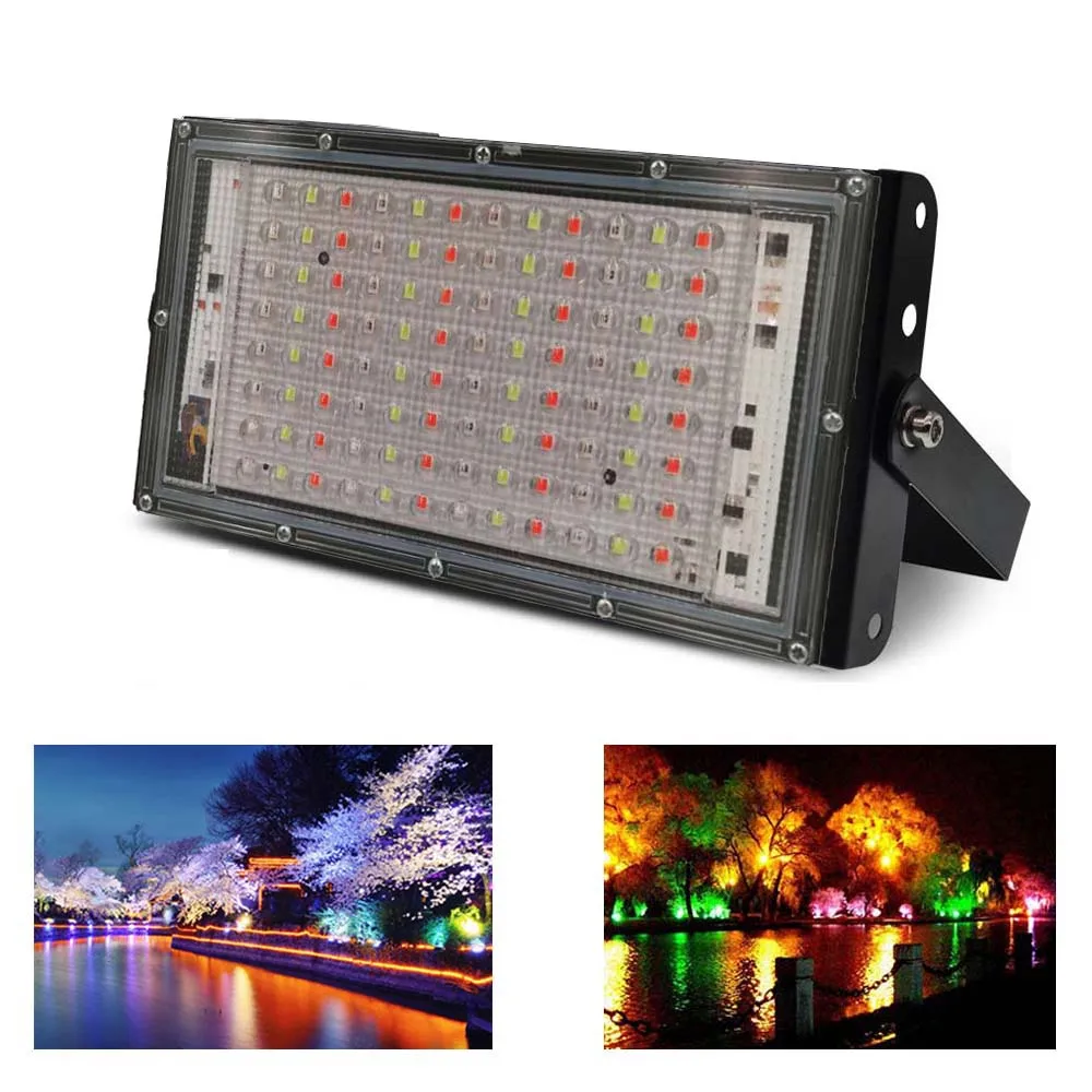 Светодиодный прожектор RGB 100 Вт 220 В переменного тока IP65 | Освещение