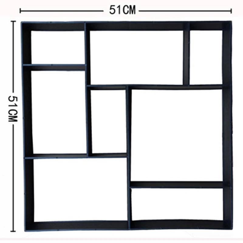 Precast Concrete Paving Mold For DIY Garden Pave Ways And Plastic Concrete Block Paving Mold