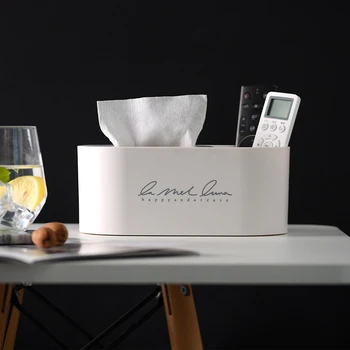 

Creative Tissue Box Package Tissue Storage Box Home Car Desk Storage Box Remote Control Rack Makeup Cosmetic Storage Box
