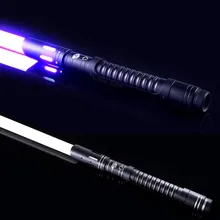 Sabre Laser couleur rvb 11 effets de puissance provient du sabre Laser lourd à double Conversion de lumière, verrouillage Foc vocal, voie en métal
