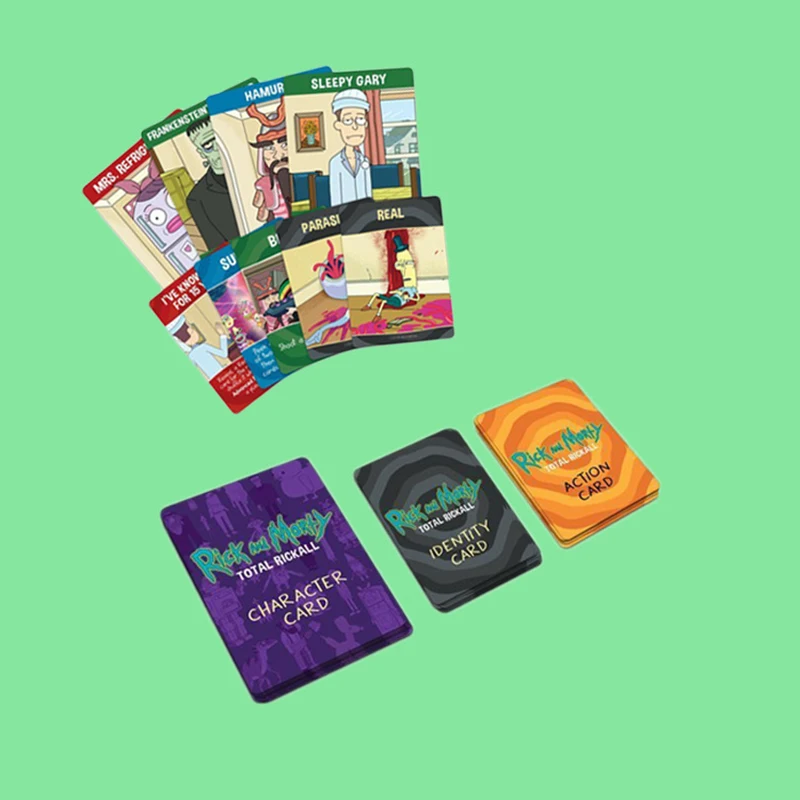 

YUYU Rick and Morty Total Rickall card game board game Cooperative Card Game pickle rick Desk Game