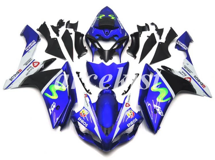 Литьевая форма) ABS полный обтекатель комплект подходит для Yamaha YZF1000 R1 2007 2008 07 08 YZF R1 Кузов Набор черный белый желтый