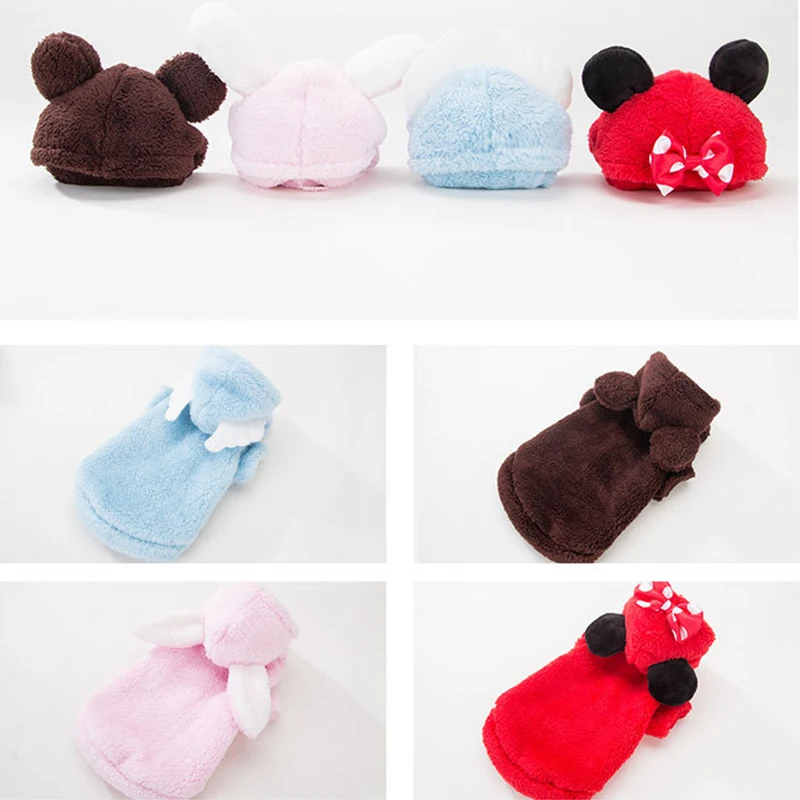 S-2XL Cute Warm Cat Clothes Winter Pet Puppy Kitten Coat Jacket For Small Medium Dogs Cats Chihuahua Yorkshire Clothing Costume