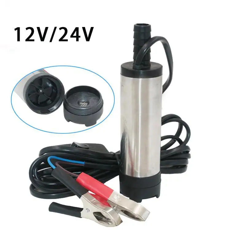 12v/24v Dc Электрический погружной насос для перекачки топлива Нержавеющая сталь