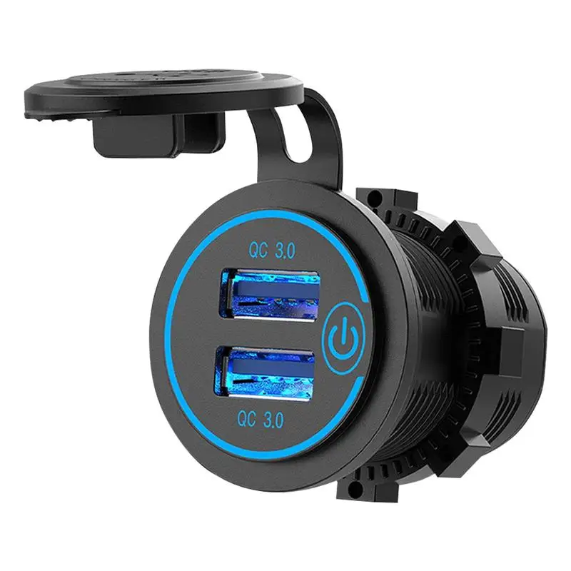 Автомобильное зарядное устройство с двумя USB-портами 12-24 В |