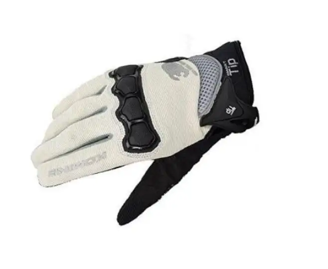 KOMINE GK-162 Мотоциклетные Перчатки GK162 3D защита Air Mesh Спортивные Гоночные велосипедные перчатки 7 - Цвет: Белый