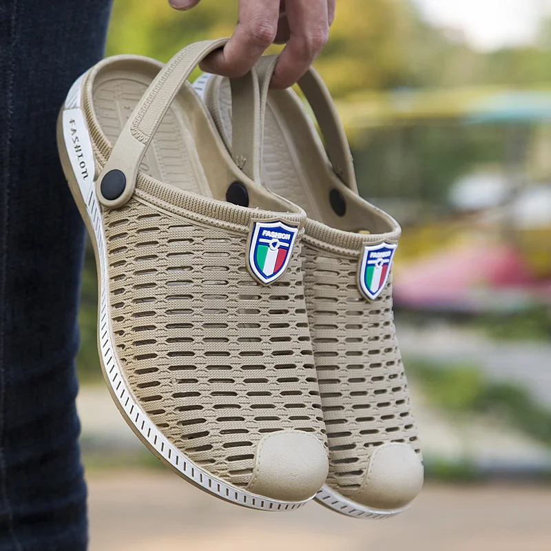 

Original New Garden Flip Flops Water Shoes Men Trekking Sport Summer Beach Aqua Slipper Outdoor Swimming Sandal Gardening Shoes