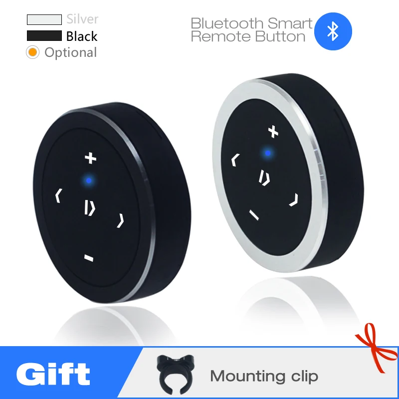 10 шт. новейший Смарт Bluetooth Руль дистанционного управления Поддержка воспроизведения музыки SIRI камера селфи для IOS Android портативное устройство