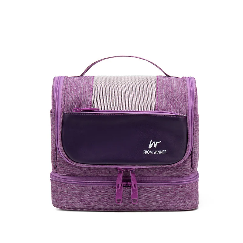 

Men Waterproof Hanging Makeup Bag Women Travel Organizer Cosmetic Cases Wet and dry separation Toiletry Kit Pouch Make Up Bags