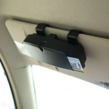 

New Auto Car Glasses Ticket Card Clip Abs Clamp Car Sunglasses Covers Sun Visor Support Accessories