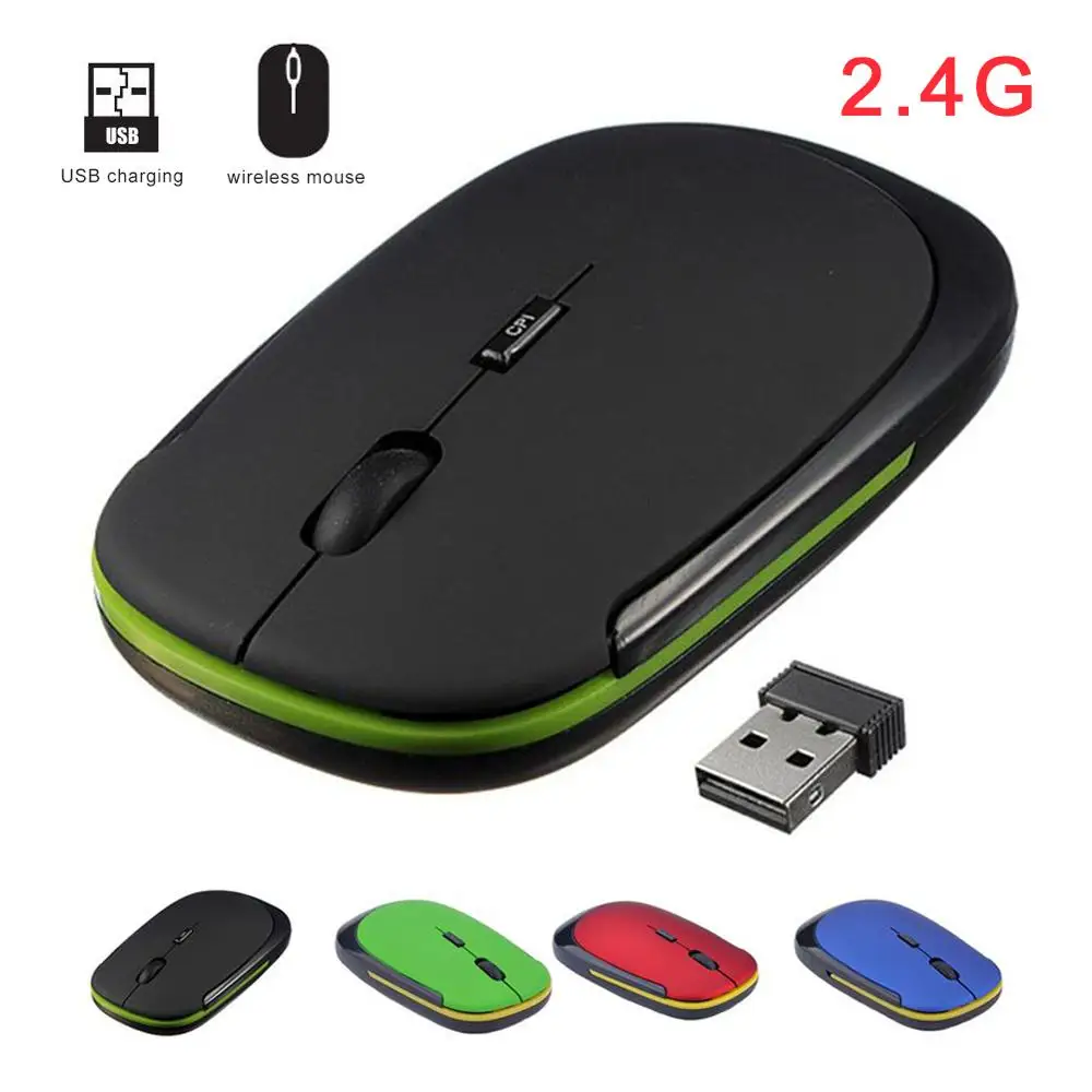 2.4GHz Wireless Optical Gaming Mouse 3-Speed 1600dpi Silent Flashing Wireless Mice USB Game Backlight Mouse For PC Laptop silent wireless mouse