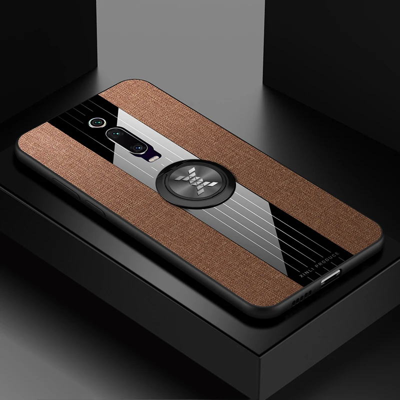 Чехол, для Xiao mi 9 T Pro Red mi K 20 Pro mi 9 T K20 Pro, мягкий чехол из ТПУ с магнитным металлическим кольцом, чехлы для мобильных телефонов