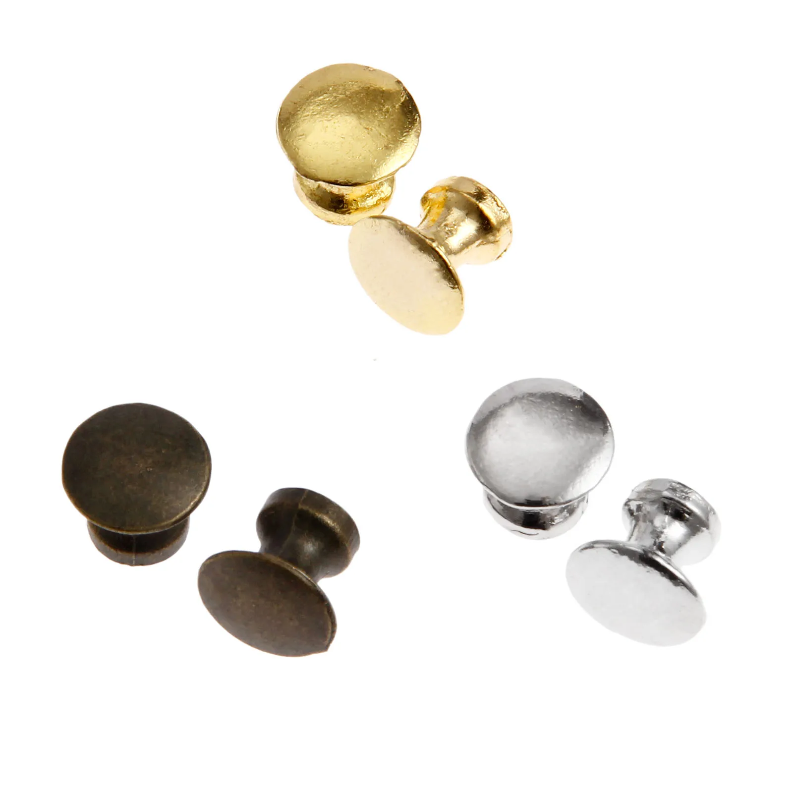 5pc/lot Mini Knobs 12x11mm Round Handles Alloy Pulls Antique Bronze/Silver/Gold Drawer Door Decor Cabinet Chest Kitchen w/screws furniture knobs