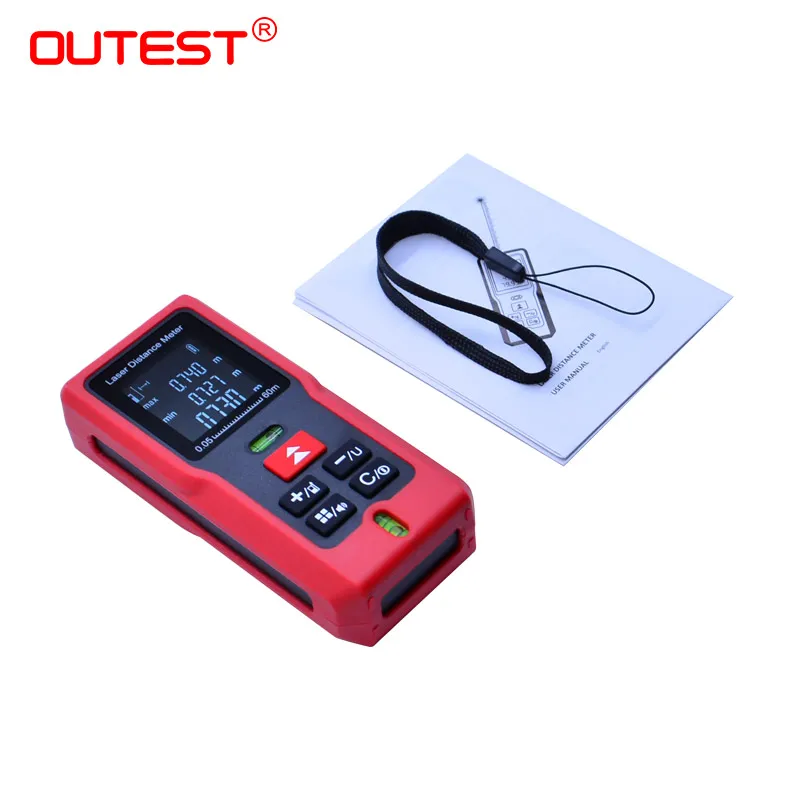Range Finder OUTEST Digital Laser Distance Meter 40m 60m 80m 100m laser mesure tape Laser Rangefinder Continuous Measuring Range Finder OUTEST Digital Laser Distance Meter 40m 60m 80m 100m laser mesure tape Laser Rangefinder Continuous Measuring