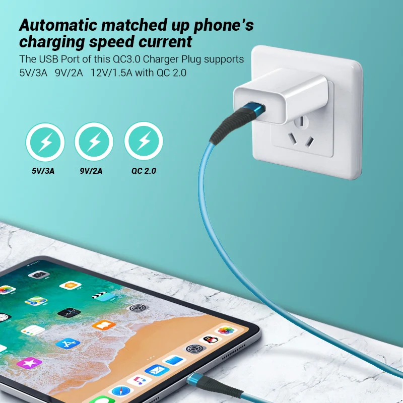 YASDETER 18 Вт быстрое зарядное устройство 3,0 usb Портативное быстрое зарядное устройство для samsung S10 S8 plus huawei mate 20 pro iPhone зарядное устройство для мобильного телефона