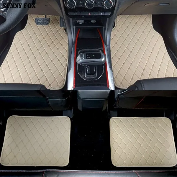 Universal Car floor mats for Renault Fluence Latitud Koleos Laguna Megane cc Talisman leather Anti-slip car-styling | Автомобили и