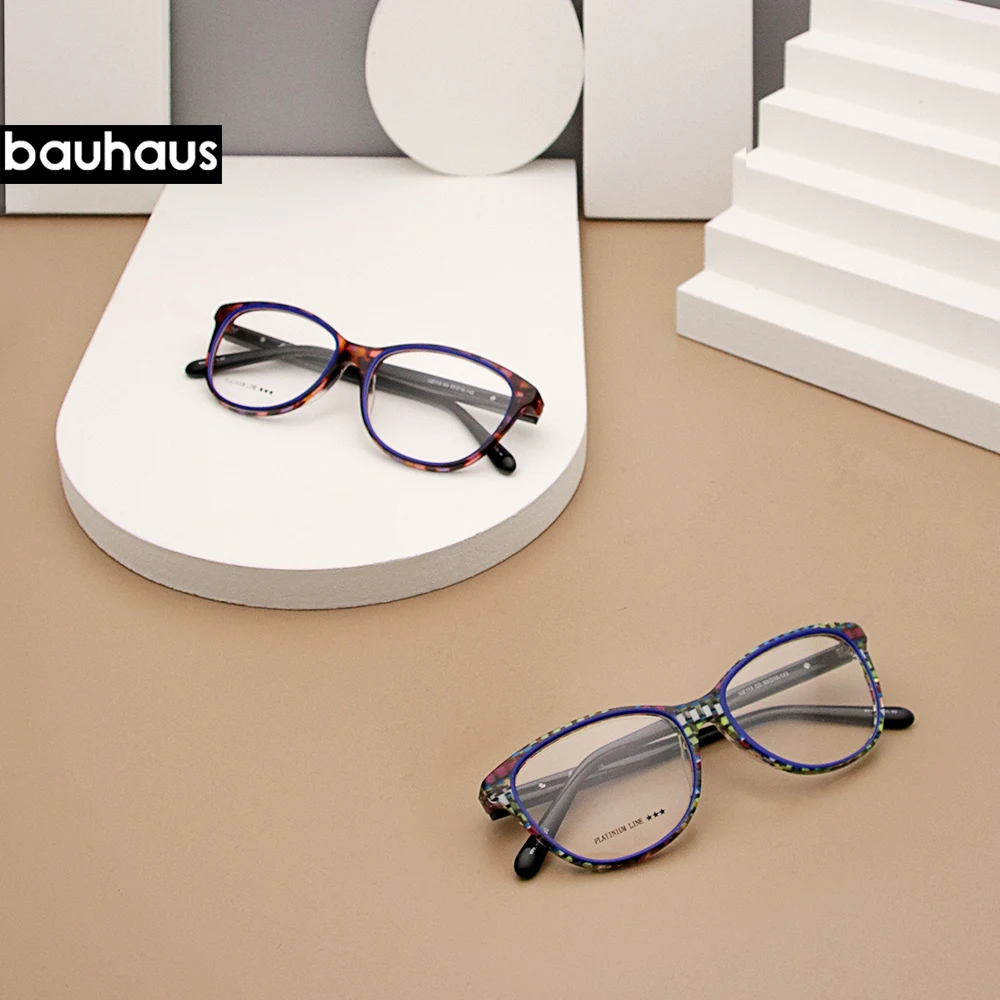 UZ113 Bauhaus two Цвета Сверхлегкий очки &quotКошка&quot маленький уход за кожей лица оправа