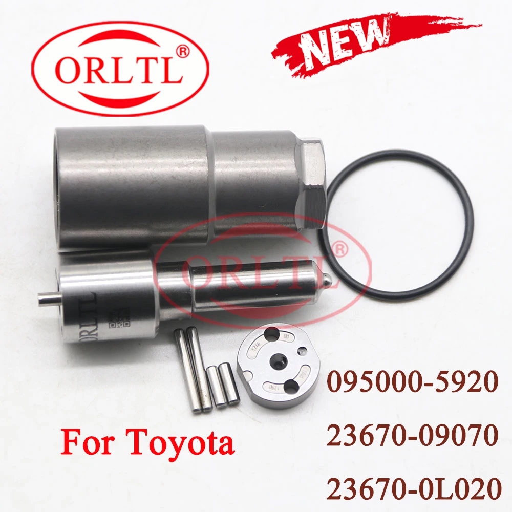 

ORLTL 23670-0L050 injector repair kits DLLA155P863 (093400-8630) for Denso Toyota Hilux 2kd 1kd 23670-09330 23670-39186