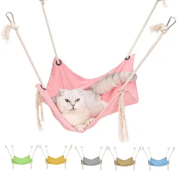 

Hanging Cat Hammock Pet Supplies Cat Sleeping Bag Pet Cat Cage Breathable Double-sided Available Warm Cat Bed Mat