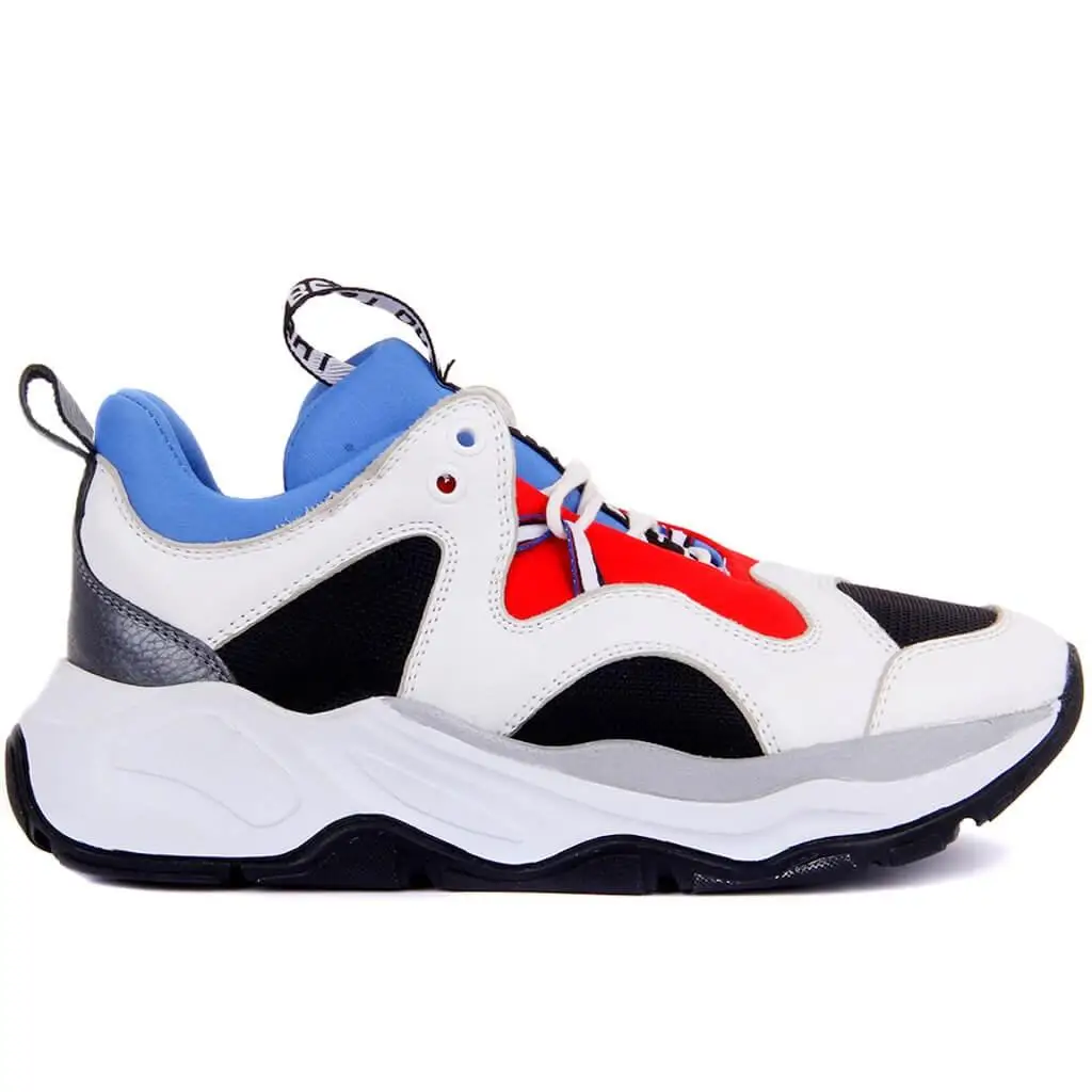 

Sail-Lakers White Blue Women 'S Casual Sports Shoes