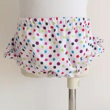 Оригинальные милые детские шорты; цветные Сатиновые штаны в мелкий горошек; детское платье для фотосъемки