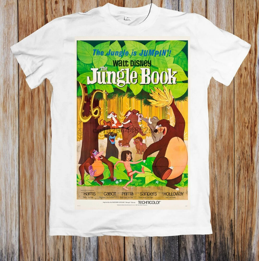Футболка унисекс из фильма The Jungle Book 60s | Мужская одежда
