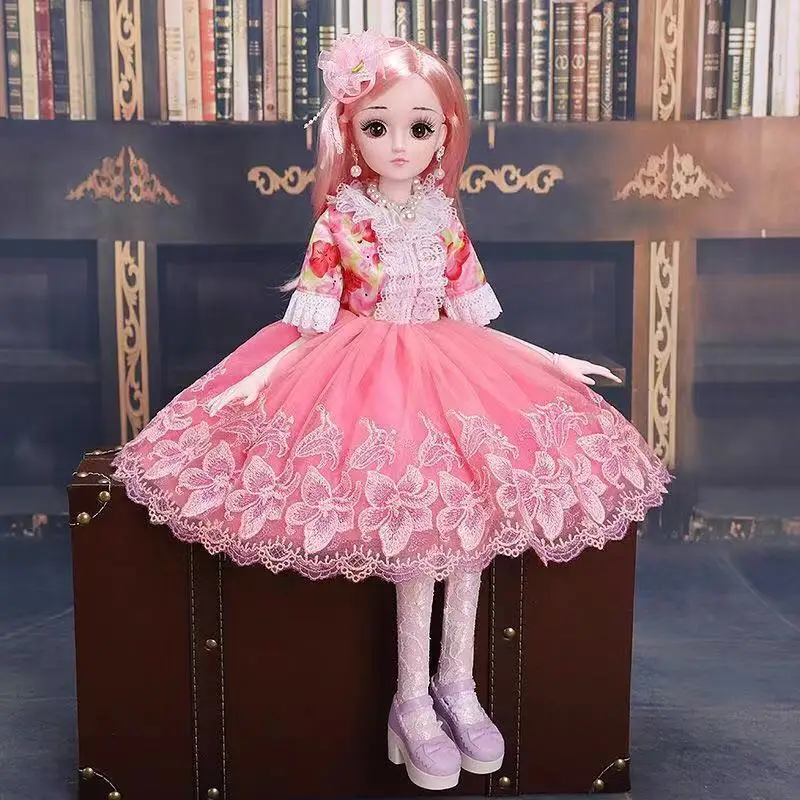 1/3 60 см 20 подвижная шарнирная кукла BJD игрушка мода 3D глаза куклы с одеждой ювелирные изделия обувь аксессуары Игрушки для девочек