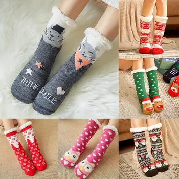 

Women's Socks Lady Christmas Gift Fashion Winter Cute Wool Ladies Socks Crazy Thermal Animal Warm Female Sock Socks L8N3