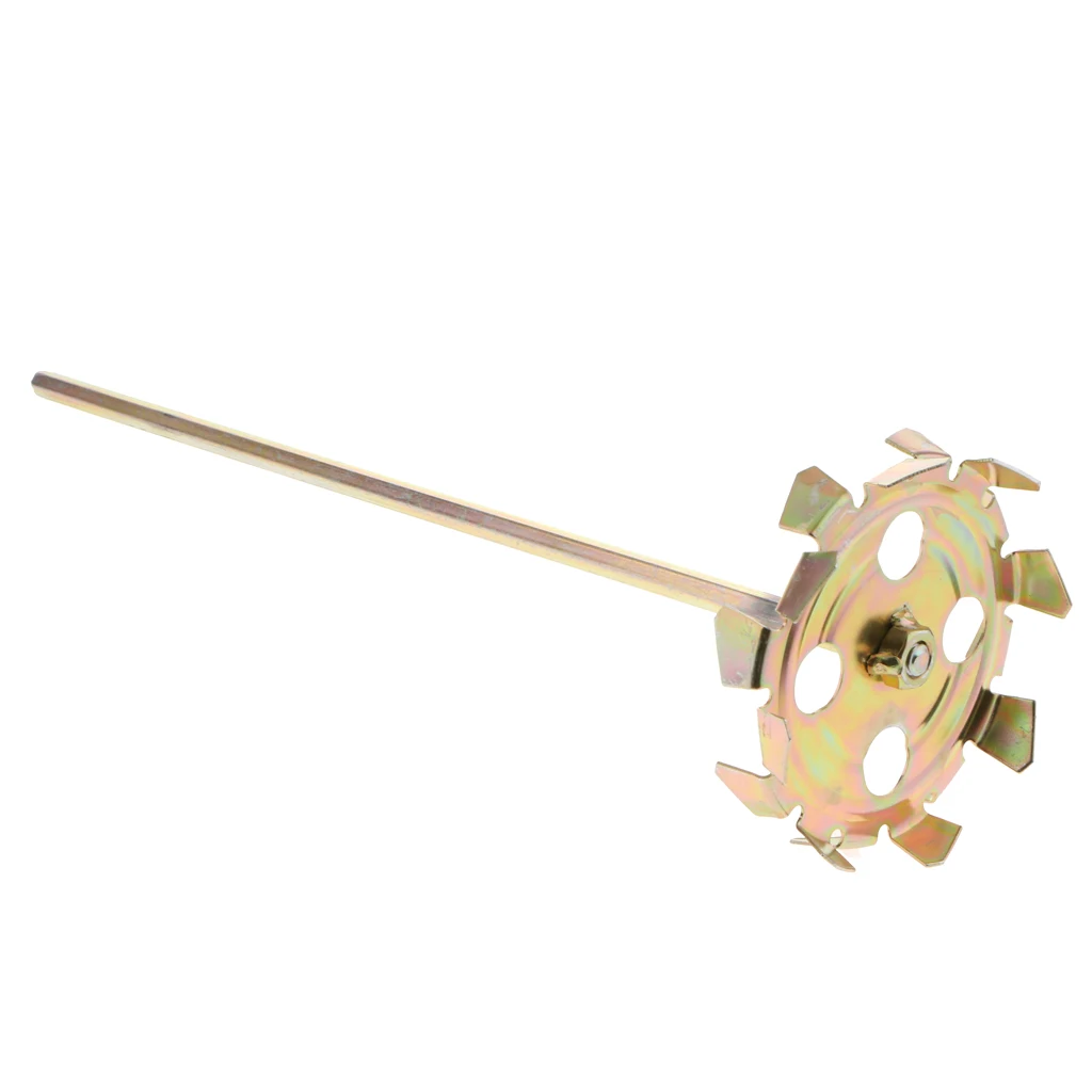 Paint Cement Plaster Adhesive 45# Steel Mixer Stirrer Paddle Rod For Drill