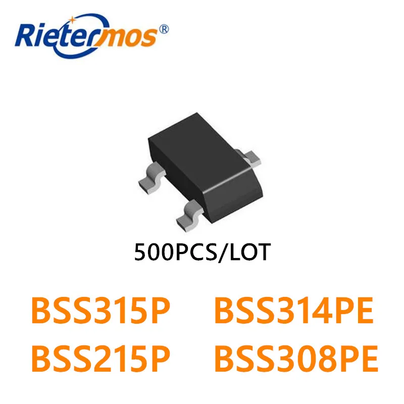 500 шт. BSS314PE BSS308PE BSS215P BSS315P BSS314 BSS308 BSS215 BSS315 SOT23 PMOS | Электроника