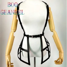 BOOGEANEEL кожаный жгут платье бондаж пояс танец пастельный Готический Панк Rave пояс для тела жгут бондаж кожаная юбка женские ремни