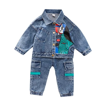 

Baby Boys Girls Cartoon Clothes Kids Streetwear Infants Casual Jacket Pants 2Pcs/sets Spring Autumn Children Fashion Tracksuit