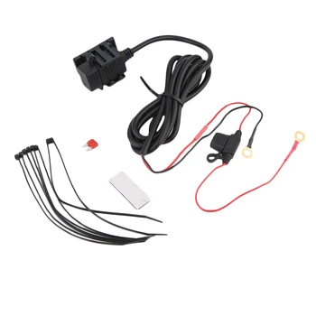 

Waterproof Universal Portable Car Vehicles Motorcycle USB Port Socket For Smart Phone Power Supply GPS Charger 12V