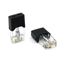 10 шт. Pod картридж 1.8ohm керамическая катушка 0,7 мл Замена Бака Vape Pods для JUUL электронная сигарета Vape комплект JC01 COCO J коробка Vape Mod