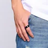Vnox 6/8mm Plain Ring for Men, Glossy Stainless Steel Basic Wedding Band, Casual Classic Simple Boy Finger Jewelry #6 -#13 3