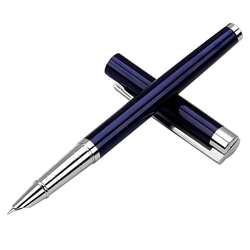 

2PCS The Ink Absorbing Metal Dark Tip Pen Office Business Pen To Special Calligraphy Pen Fountain Pen Ink