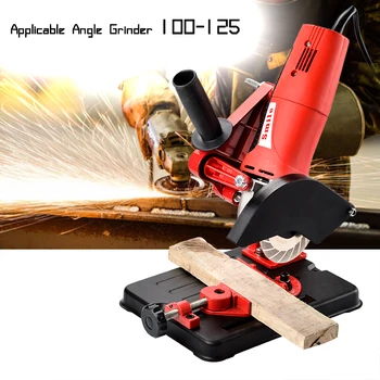 

Angle Grinder Stand Angle Grinder Bracket Holder Support For 100-125 Cutter Angle Grinder Cast Iron Base Power Tool Accessory