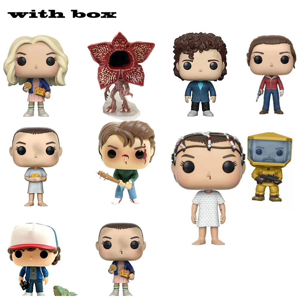 Stranger Things-figuras de acción para regalo, Steve Eleven POP, Dustin, Dart, Demogorgon, Hopper, Jonathan, Nancy, Brenner, Joyce