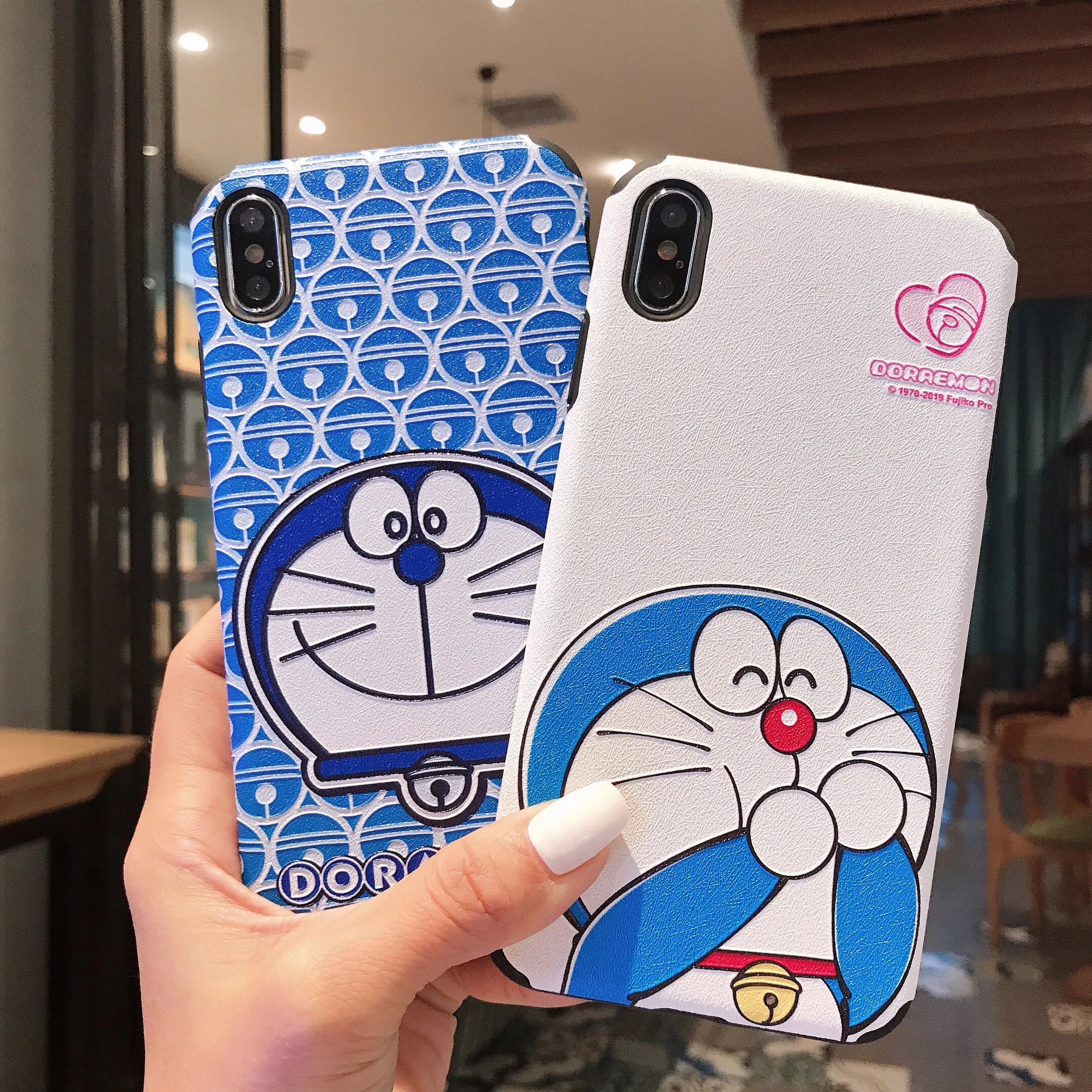 Abmos чехол для телефона подлинный Doraemon для iphone 7 8 6 6s plus чехол для iphone X Xs max Xr 11 Pro Max