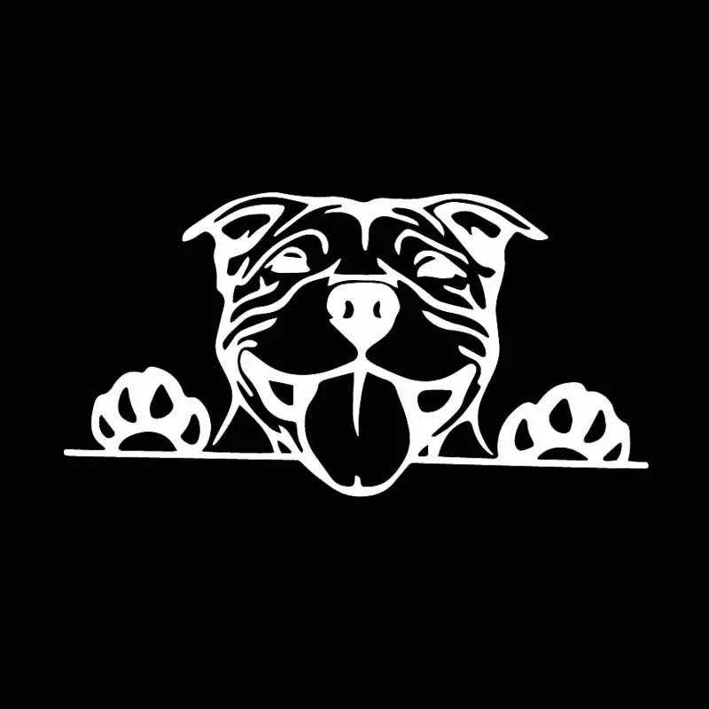 

Car Stickers Funny Car Stickers Claw Up Bulldog Doggie Stickers Decorated In PVC Black/silver 15.7x8.2cm