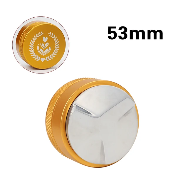 Adjustable 304 Stainless Steel Coffee Distributor Espresso Tamper 51/53/54/58/58.35mm Available For Most Portafilter three angled slopes