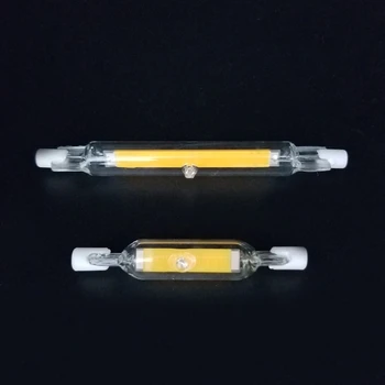 

1-10X Dimmable LED Bulb 15W 30W R7S COB LED Lamp Glass Tube 78mm 118mm 220V Corn Light Replace Halogen Light Lampada Floodlight