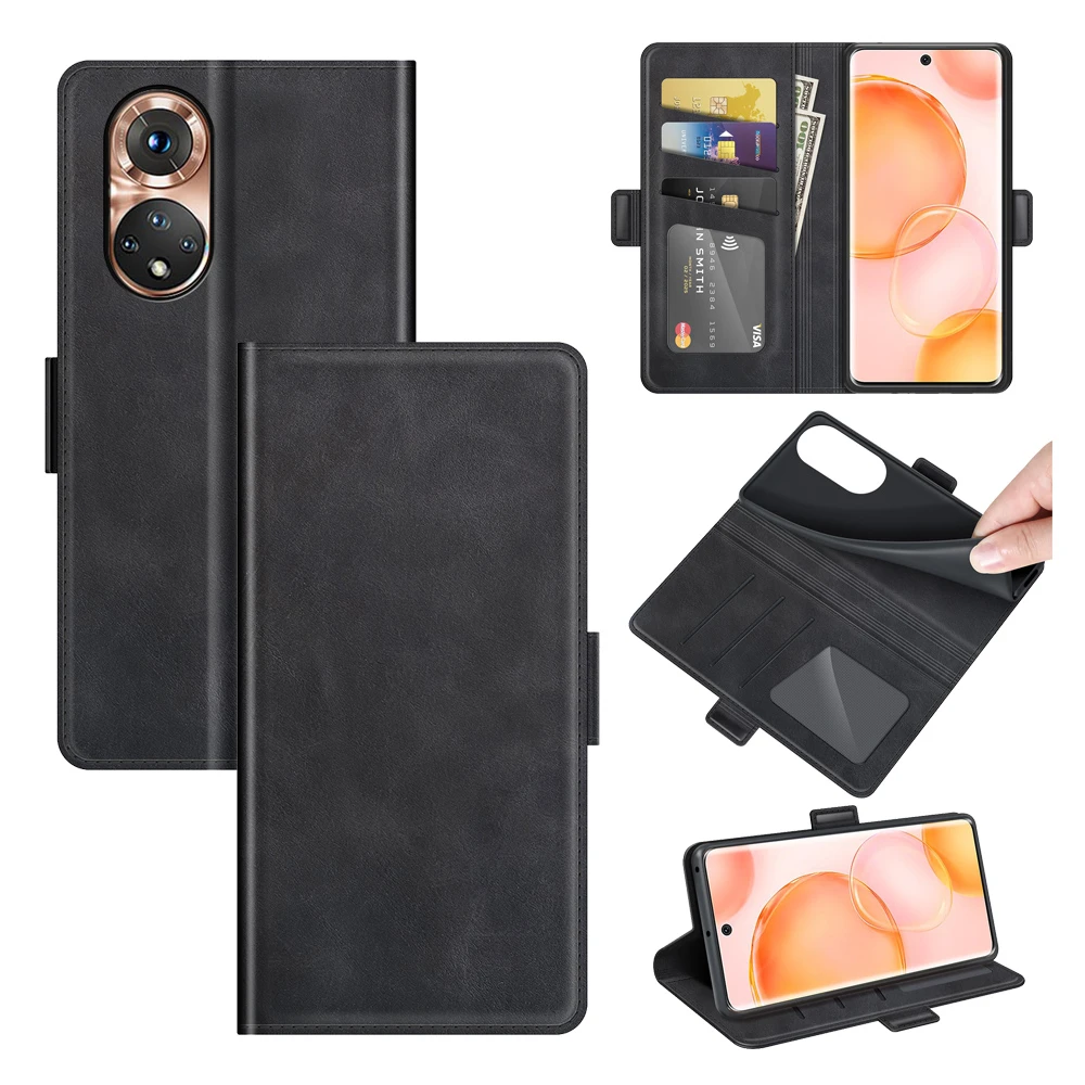 Case For Huawei Honor 50 Leather Wallet Flip Cover Vintage Magnet Phone Case For Honor 50 Coque cool iphone 12 pro max cases