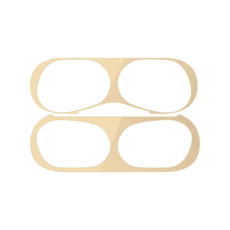 Gold Для Airpods Pro с крючком кобура Наклейка защитная крышка для Airpods Pro Bluetooth беспроводные наушники коробка щетка для чистки - Цвет: Gold