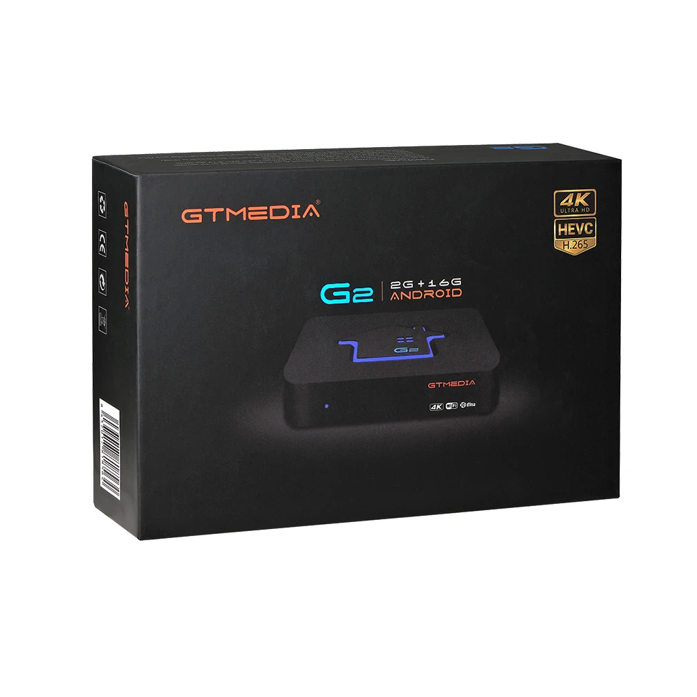 GTMEDIA G2 Android 7,1 Smart tv Box медиаплеер 2G 16G+ пульт дистанционного управления 7000+ канал встроенный Wifi 4K H.265 из Бразилии IP tv Box