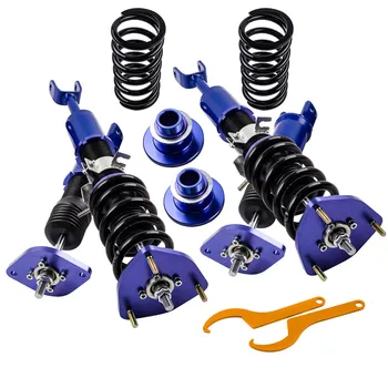

Free shipping Coilovers Shocks Absorbers Suspension Kits For Nissan 350Z Z33 03-2008 Adjustable Height Blue