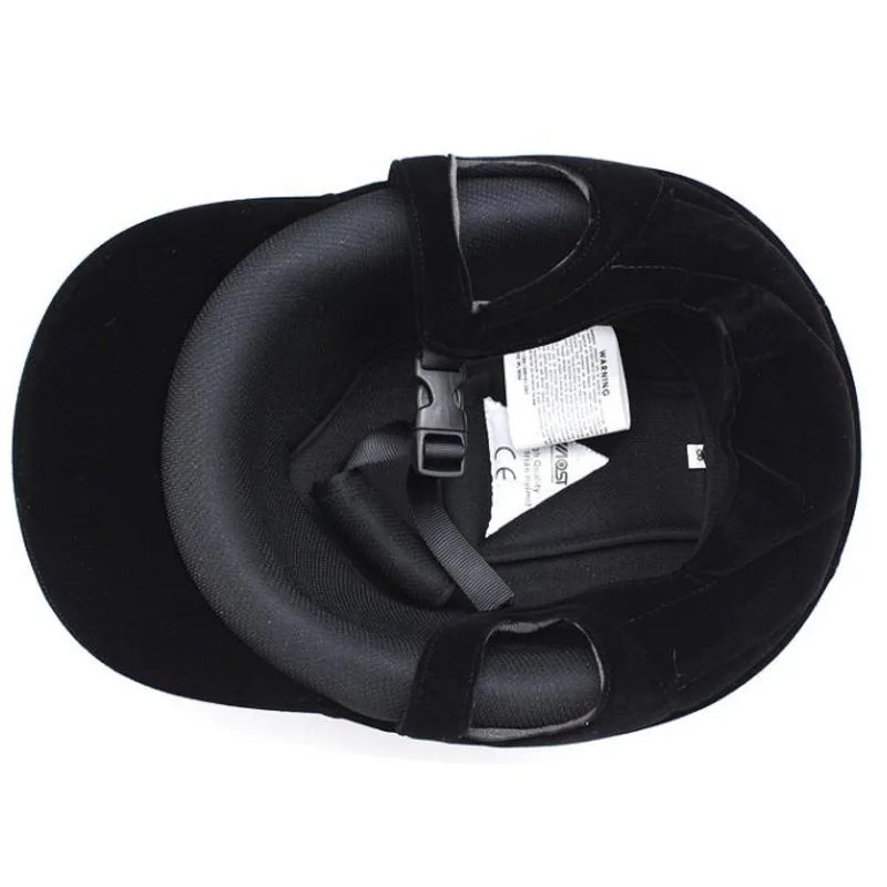 Horse Riding Helmet Equestrian Helmet Unisex Classic Velvet Equipment Cycling Protection Cap 54-62cm Adjustable Equestrian Hat