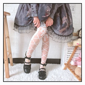 

Lolita Socks Women's Summer SiOn Glass Slim Calf Socks Over Knee Girl Lolita Day Socks