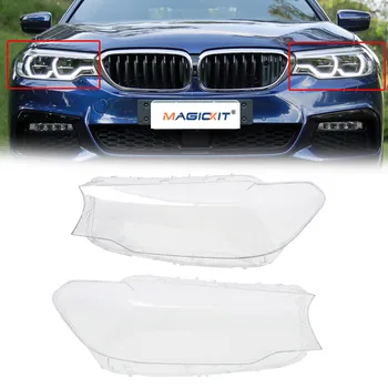

MagicKit Pair Clear Headlight Lens Cover For BMW 5 Series G30 520d 520i 525d 530d 2017-18