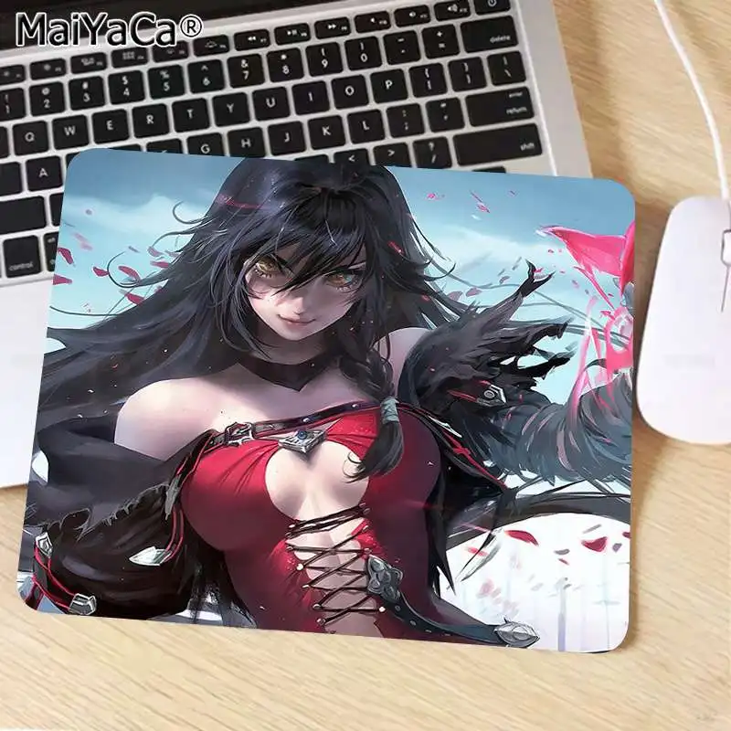 Not Lock Edge25x29cm Maiya винтажный крутой сексуальный аниме бикини девушка силиконовый большой/маленький коврик для мышки игра большой коврик для мыши клавиатуры коврик - Цвет: Not Lock Edge25x29cm